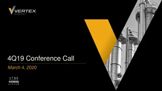 Summary of 4Q19 Conference Call Results