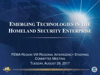 Emerging Technologies Impact on Homeland Security Organizations