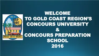 Judging Guides for Exterior Condition at Gold Coast Concours University 2016