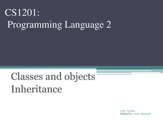 Class Inheritance and Hierarchical Inheritance in Object-Oriented Programming