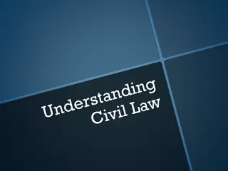 Civil Law: Public vs. Private, Pleadings, and Court Procedures