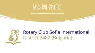 Rotary Club Sofia International Donation Project for Medical Equipment in Bulgaria