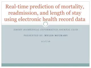 Real-Time Prediction of Mortality, Readmission, and Length of Stay using Electronic Health Record Data