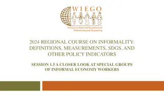Informal Economy Workers: Characteristics, Significance, and Statistics