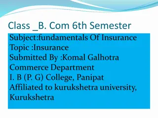 Fundamentals of Insurance: Meaning, Features, and Principles