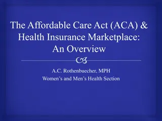 Overview of ACA & Health Insurance Marketplace in Montana