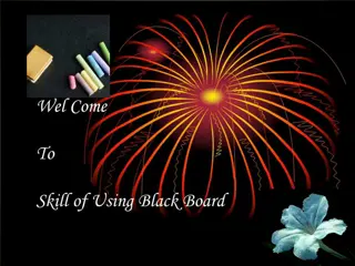 Importance of Skillful Blackboard Utilization in Classroom Teaching