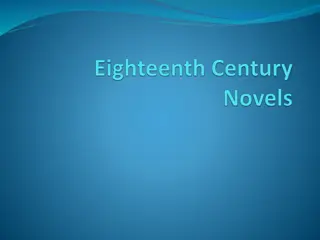 Literary Culture After 1688: The Age of Enlightenment and Emerging Novels