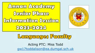 Senior Phase English Course Structure & Exam Details