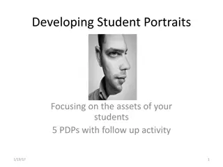 Developing Student Portraits - Focusing on Student Assets