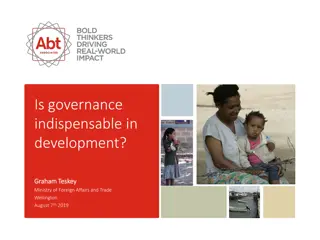 Importance of Governance in Development: Insights by Graham Teskey