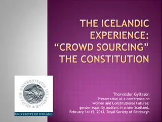 Icelandic Experience: Crowd-Sourcing the Constitution After Financial Crisis