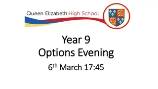 Year 9 School Options and Curriculum Overview
