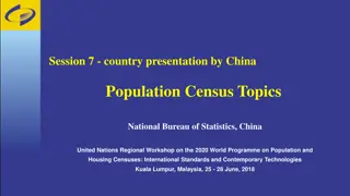 China 2020 Population Census: Plans, Topics, and Factors