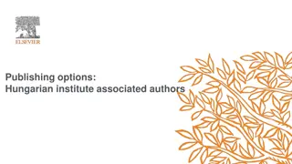 Author's Journey in the Publishing Process