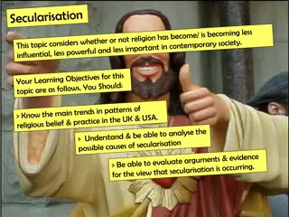 Debate and Arguments on Secularisation: Understanding the Shift from Religious Beliefs to Rationality