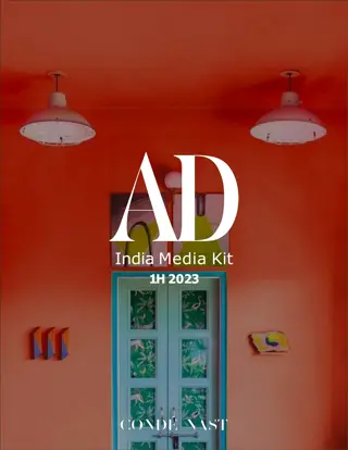 AD India 2023 Media Kit and Editorial Highlights