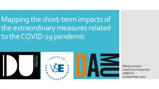 Short-term Impacts of COVID-19 on Cultural Sector: Research Insights