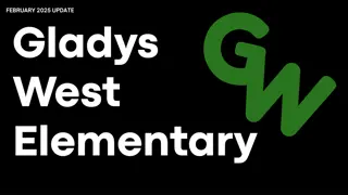 School Facility Upgrades and Finance Progress Update