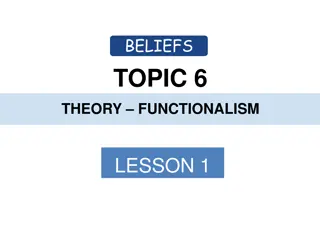 Functionalism in Religion