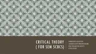 Critical Theory and Its Evolution in Modern Societies