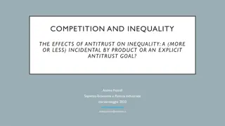 Effects of Antitrust on Inequality: Incidental or Explicit Goal?