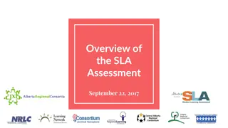 SLA Assessment Overview for Educators