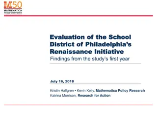 Evaluation of School District's Renaissance Initiative Findings