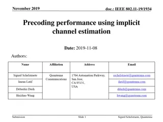 Implicit Channel Estimation for IEEE 802.11: Performance Analysis