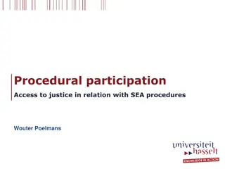 Access to Justice in Environmental Assessments: A Critical Analysis