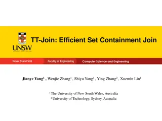 Efficient Set Containment Join in Computer Science and Engineering