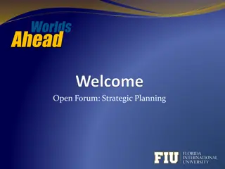 Strategic Planning at FIU: Committees, Vision, and Implementation