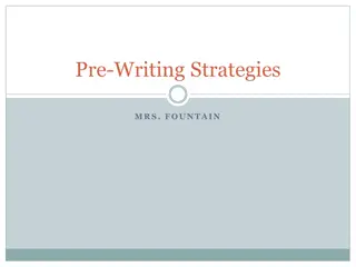 Effective Pre-Writing Strategies for Creative Thinking