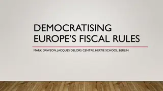 Democratising Europe's Fiscal Rules and Reform Proposals