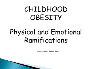 Understanding Childhood Obesity: Physical and Emotional Impact
