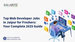 Top Web Developer Jobs in Jaipur for Freshers Your Complete 2025 Guide