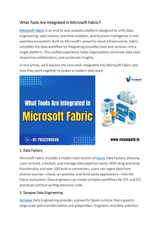 Best Microsoft Fabric Online Training Institute - Hyderabad
