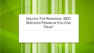 Unlock Top Rankings SEO Services Franklin You Can Trust