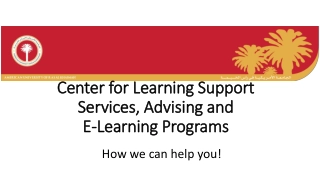 Peer Tutoring Services at Center for Learning Support - A Valuable Resource for Students