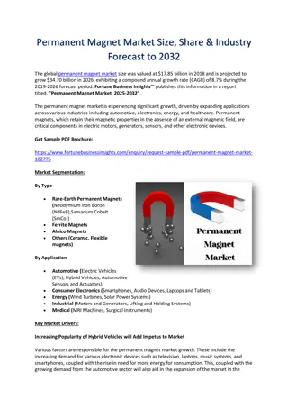 Permanent Magnet Market Size, Share & Industry Forecast to 2032