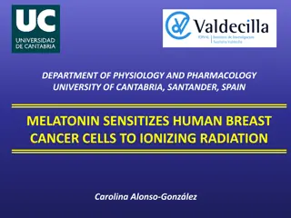 Melatonin Sensitizes Human Breast Cancer Cells to Ionizing Radiation Study