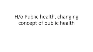 Evolution of Public Health: From Germ Theory to Preventive Medicine
