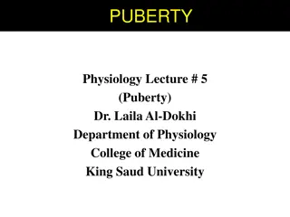 Puberty Process in Human Development