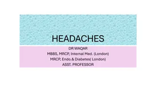 Different Types of Headaches and their Characteristics