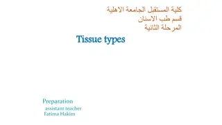 Tissue Types and Preparation with Assistant Teacher Fatima Hakim