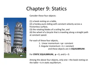 Equilibrium Conditions and Applications in Physics