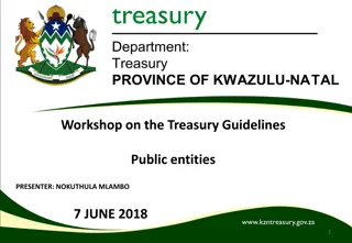 Workshop on Treasury Guidelines for Public Entities