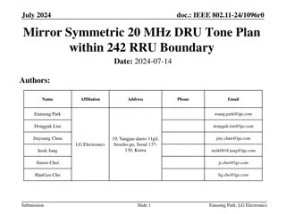 IEEE 802.11-24/1096r0: Proposed 20 MHz DRU Tone Plan within 242 RRU Boundary