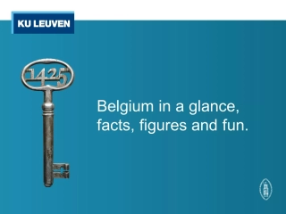 Belgium in a Glance: Facts, Figures, and Fun