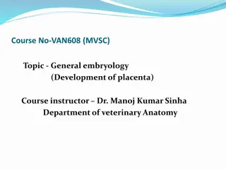 Embryonic Membranes and Development in Veterinary Anatomy